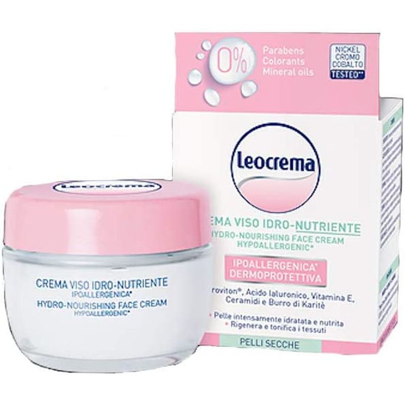 Image of Leocrema Crema Viso Idronutriente Ipoallergenica Pelle Secca 50ml