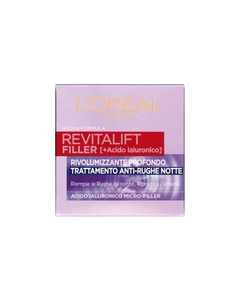 L'Oréal Paris Revitalift Filler Notte crema viso antirughe rivolumizzante 50ml