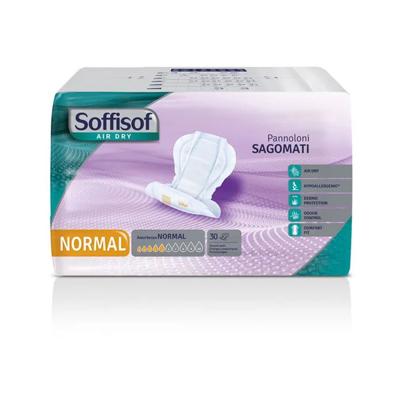 Image of Soffisof Air Dry Pannolone Sagomato Normal 30 pezzi