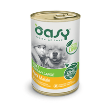 Oasy Wet Monoproteico Patè Di Maiale Per Cani Adulti Taglia Media/Grande 400g-1