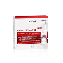Vichy Dercos Aminexil Intensive 5 Donna trattamento anticaduta temporanea 12 fiale-1