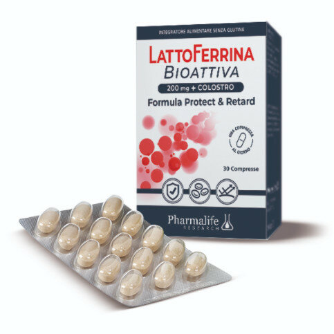 Pharmalife Lattoferrina Bioattiva integratore a base di lattoferrina 30 compresse