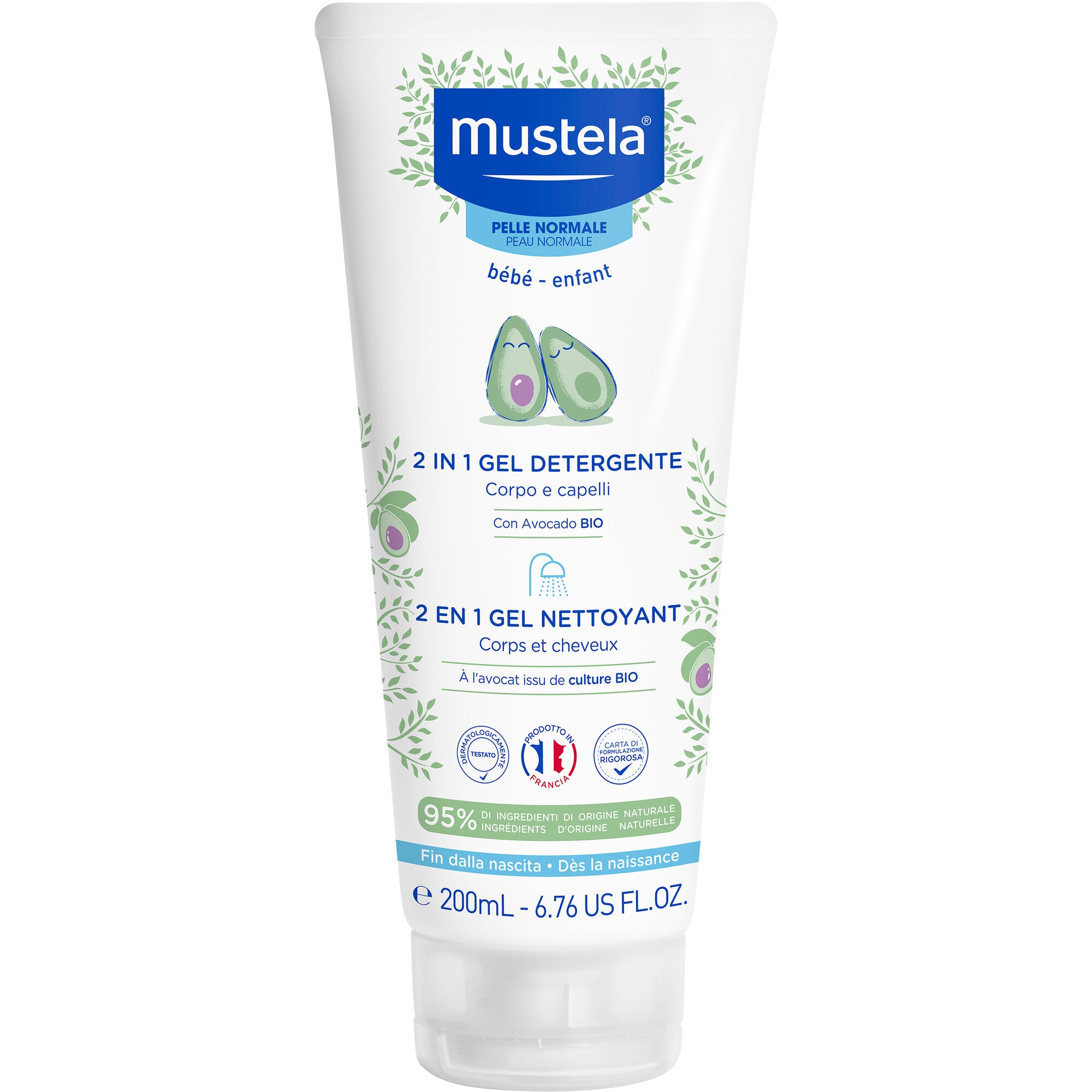 Mustela Gel Detergente 2 in 1 corpo e capelli 200ml