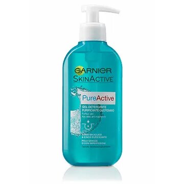 Image of Garnier Pure Active Gel detergente purificante quotidiano 200ml