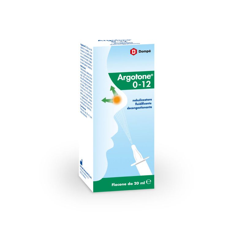 Argotone 0-12 Spray Nasale Decongestionante 20ml Nebulizzatore
