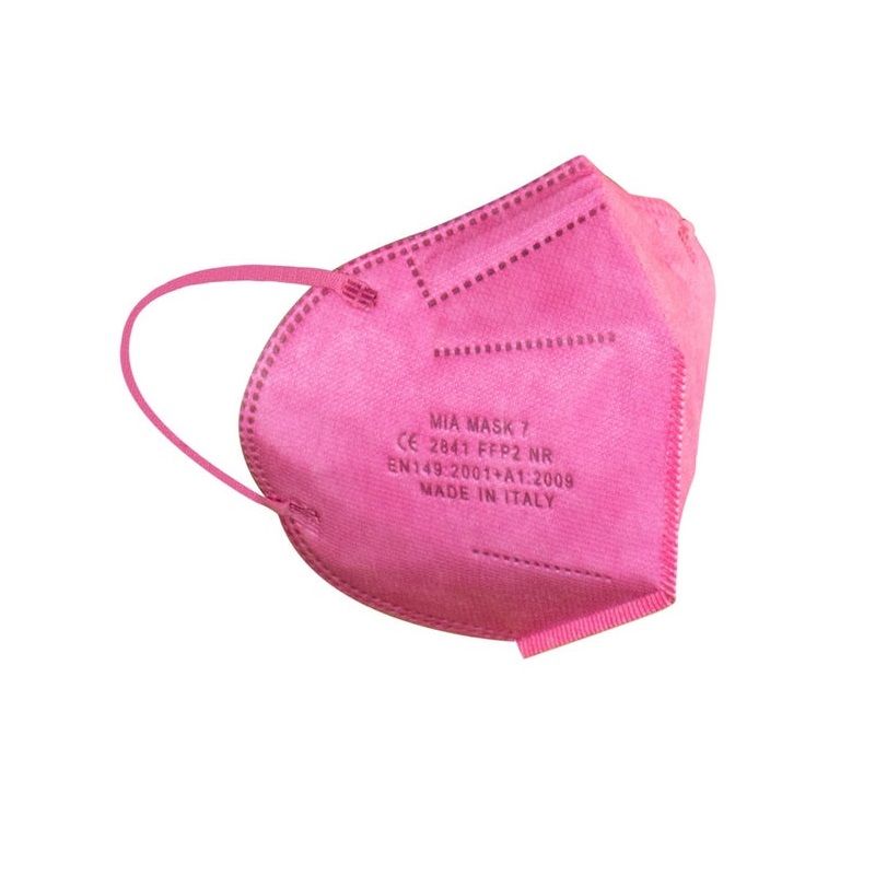 Mascherina FFP2 adulto colore rosa 1 pezzo
