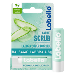 Labello Scrub Idratante Aloe Vera Balsamo Labbra Con Particelle Esfolianti E Aloe Vera 4,8g