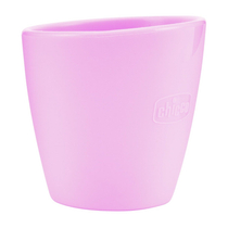 Chicco Bicchiere In Silicone Rosa 6M+