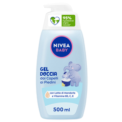 Nivea Baby Gel Doccia Dai Capelli Ai Piedini Detergente Neonato Per Pelle E Capelli Puliti 500ml