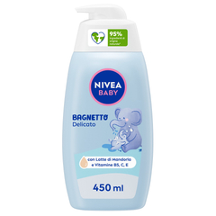 Nivea Baby Bagnetto Delicato Detergente Neonato Per Una Detersione Delicata E Idratante 450ml