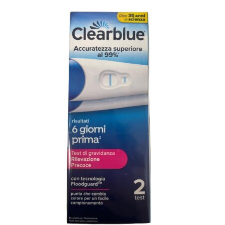 Clearblue Test di Gravidanza Visuale Precoce 2 Test