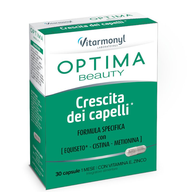 Image of Vitarmonyl Optima Beauty Crescita dei Capelli integratore alimentare 30 capsule