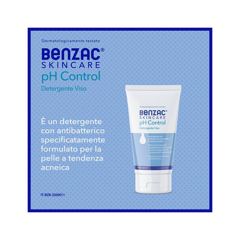 Image of Benzac Skincare Ph Control detergente viso pelle acneica 150ml