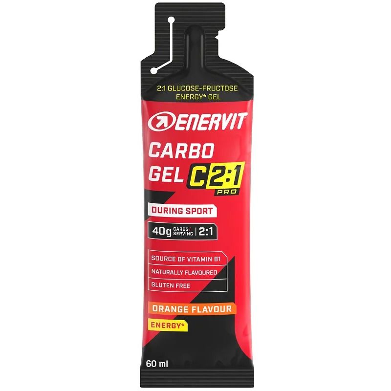 Enervit Carbo Gel C2:1 Pro Gel Energetico 60ml Gusto Arancia