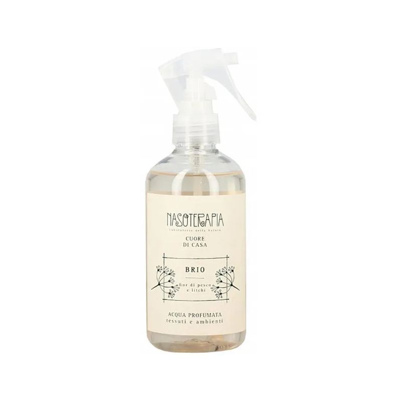 Nasoterapia Cuore Di Casa Brio Acqua Profumata Tessuti Fior Di Pesco E Litchi 250ml