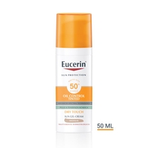 Eucerin Sun Oil Control Gel Crema SPF50+ Colorata Tonalità Medium 50ml-1