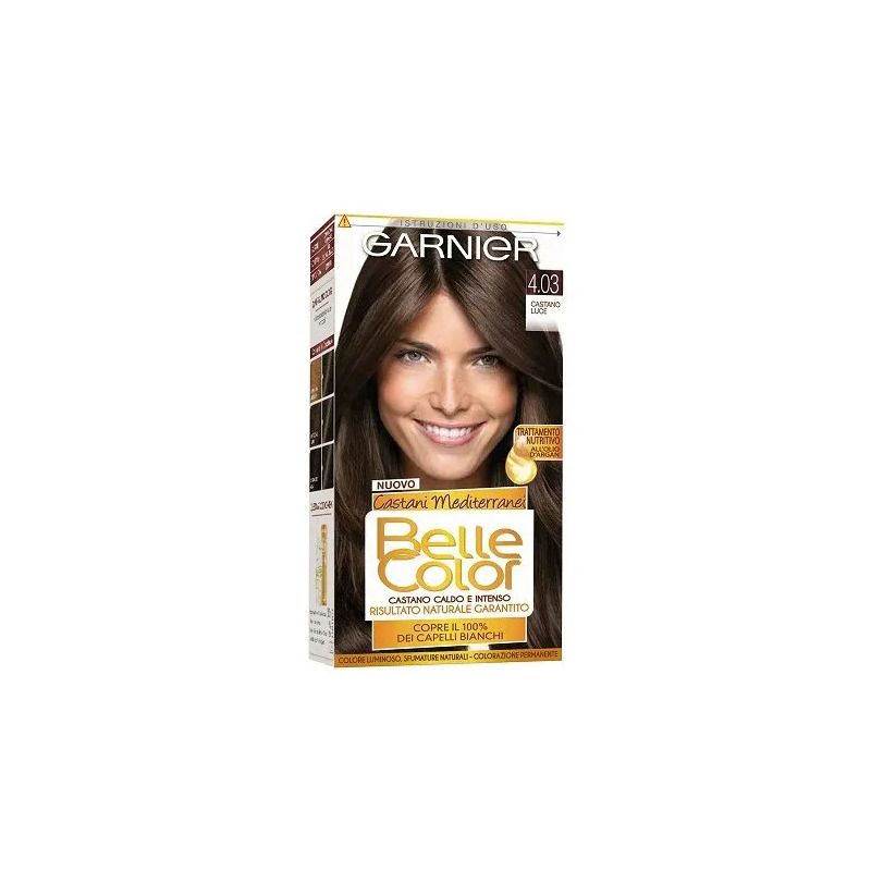 Image of Garnier Belle Color kit per colorazione capelli 4.03 Castano Luce