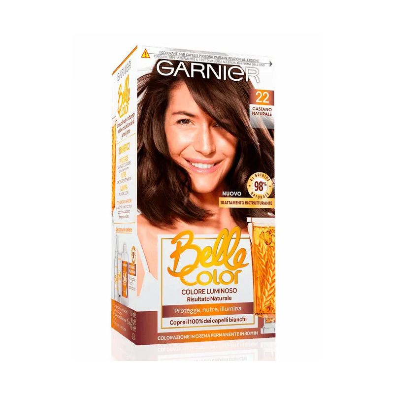 Image of Garnier Belle Color kit per colorazione capelli 22 Castano Naturale