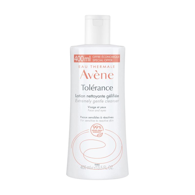 Avene Tolérance Lozione detergente in gel viso e occhi 400ml-1