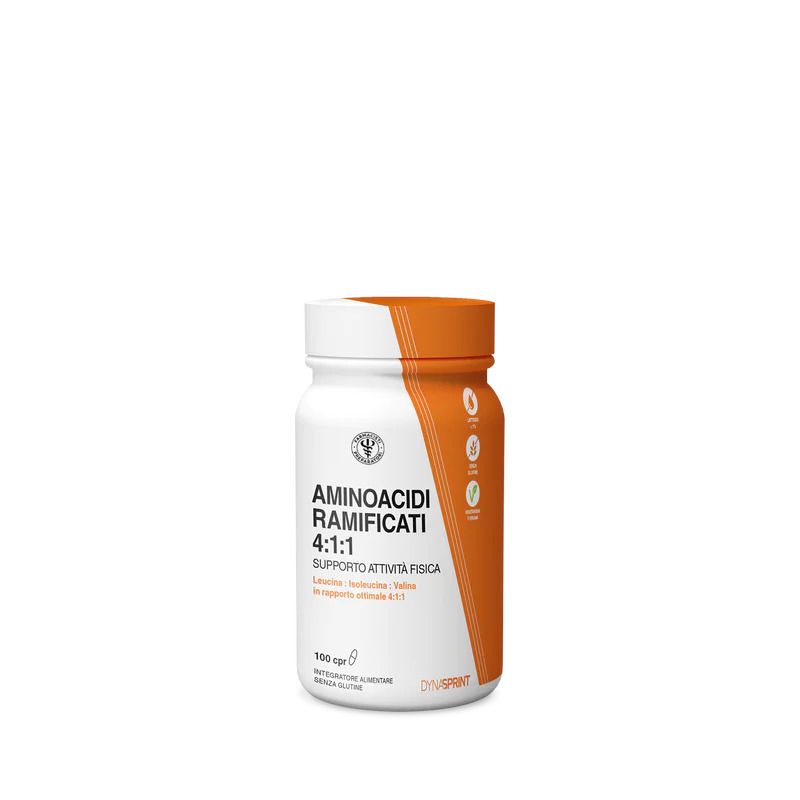 Amicafarmacia Aminoacidi Ramificati 4:1:1 per il supporto all'attività fisica 100 compresse