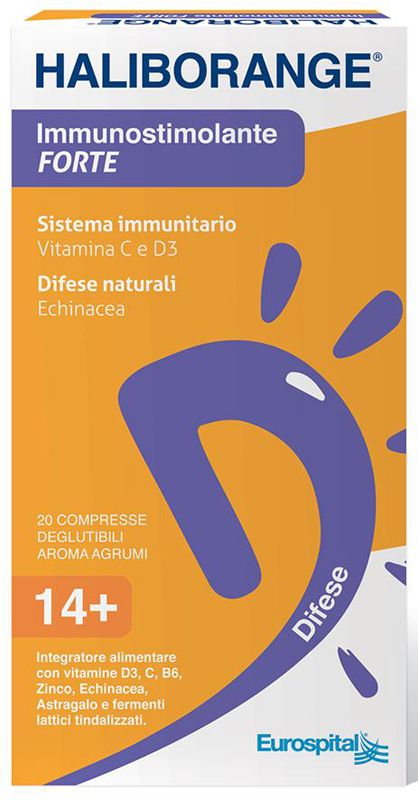 Haliborange Immunostimolante Forte per le difese immunitarie 20 Compresse