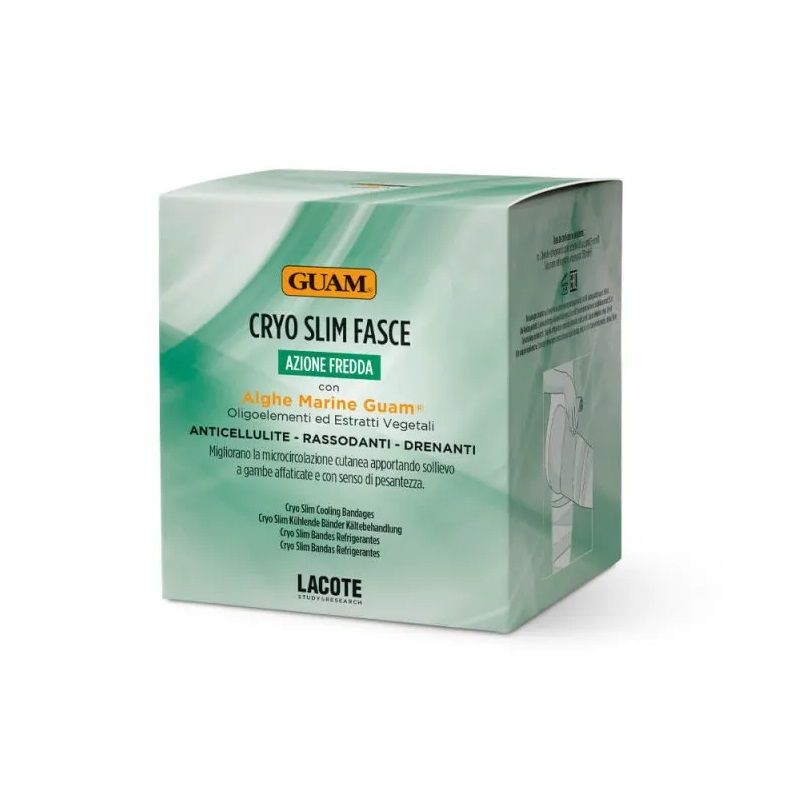 Guam Cryo Slim Fasce ad azione fredda anticellulite 5,5mx10cm 2 pezzi – €27.10