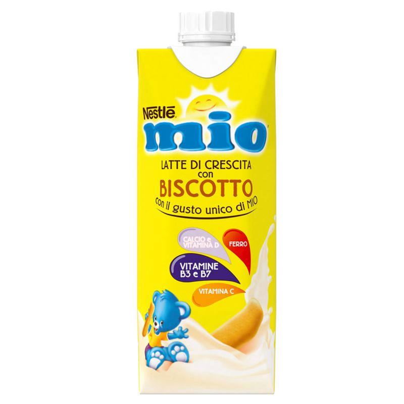 Nestlè Mio Latte Di Crescita Con Biscotto Liquido Brick 500ml
