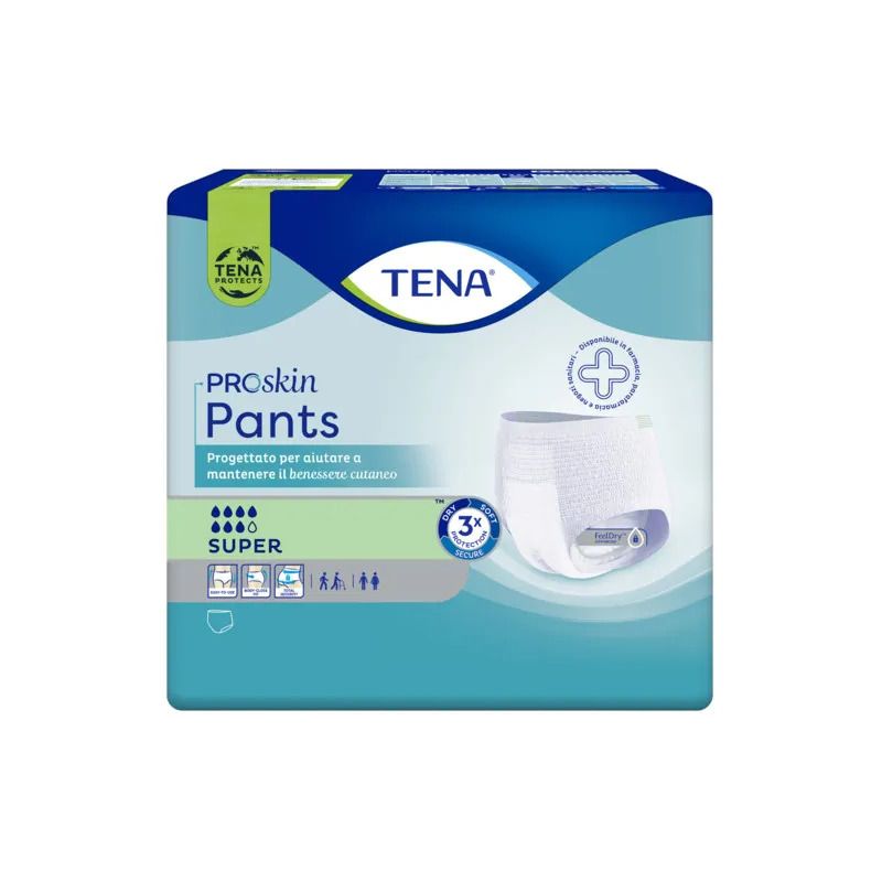 Image of Tena Proskin Pants Super mutandine assorbenti per incontinenza taglia M 10 pezzi