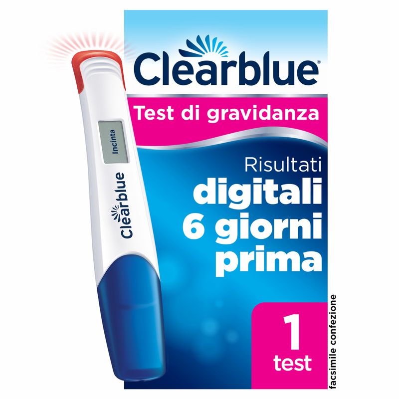 Image of Clearblue Test Gravidanza Digitale Precoce 1 Pezzo