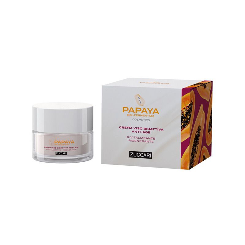 Zuccari Papaya Bio-Fermentanta Cosmetics crema viso bio-attiva anti-age 50ml