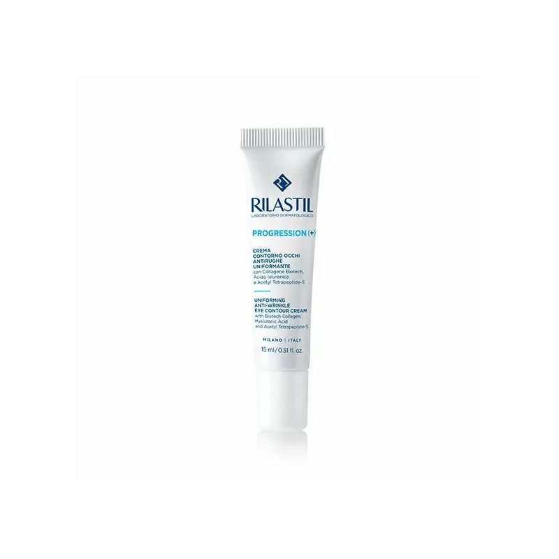 Image of Rilastil Progression (+) crema contorno occhi antirughe uniformante 15ml