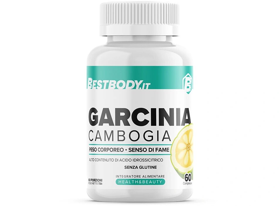 Bestbody Garcinia Cambogia 1000mg Controllo del Peso Senso di Fame 60 Compresse