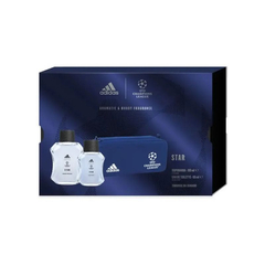 Adidas Cofanetto Uefa Star Edition Edt 50ml + Dopobarba 100ml + Trousse