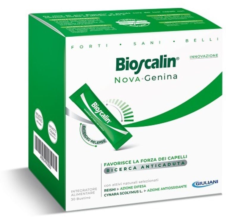 Image of Bioscalin Nova-Genina integratore per capelli 30 bustine