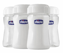 Chicco Contenitori Latte Silicone 4 Pezzi