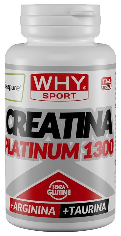 Image of WhySport Creatina 1300 Platinum integratore alimentare 150 compresse