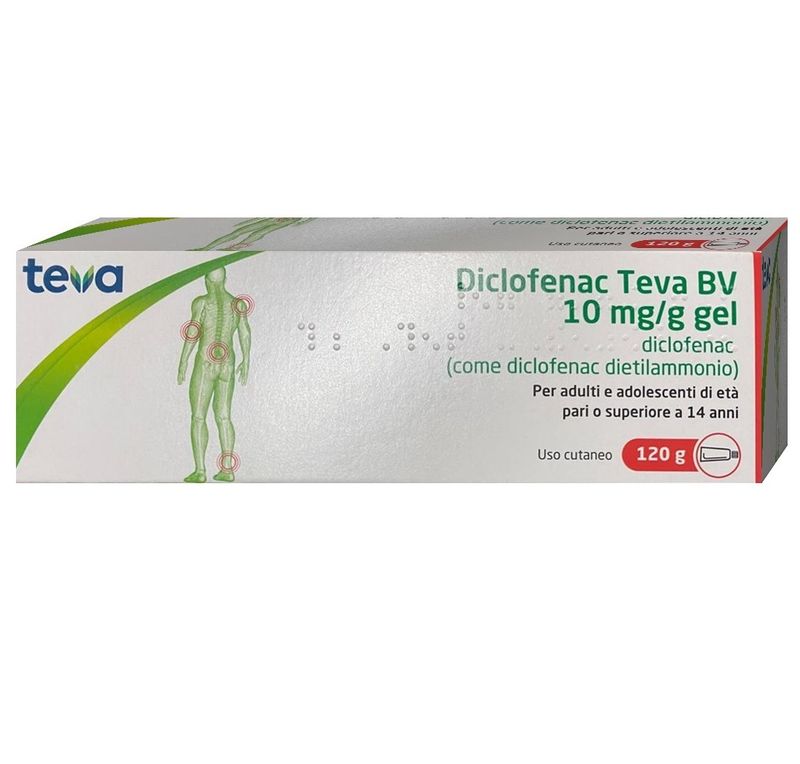 Image of Diclofenac Teva Gel Dermatologico 60g 10mg/G