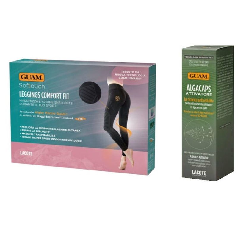 Guam Softouch Leggings Comfort Fit XS/S + Algacaps Attivatore Spray Alghe Marine 100ml – €72.99