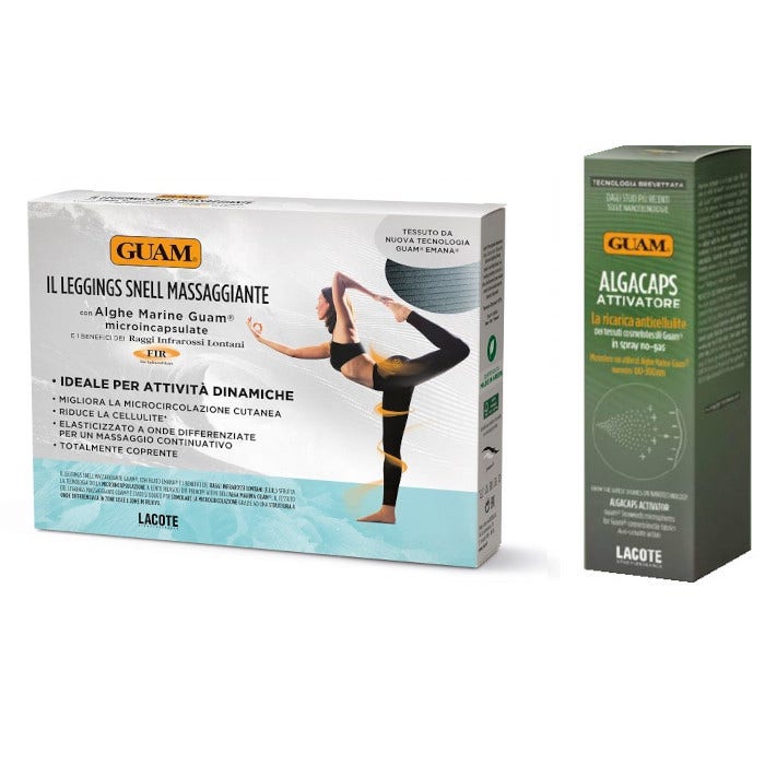 Guam Leggings Snellente Massaggiante XS/S + Algacaps Attivatore Spray Alghe Marine 100ml – €73.62