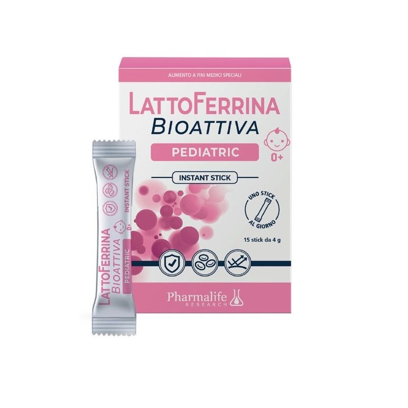 Pharmalife Lattoferrina Bioattiva Pediatric 15 stick