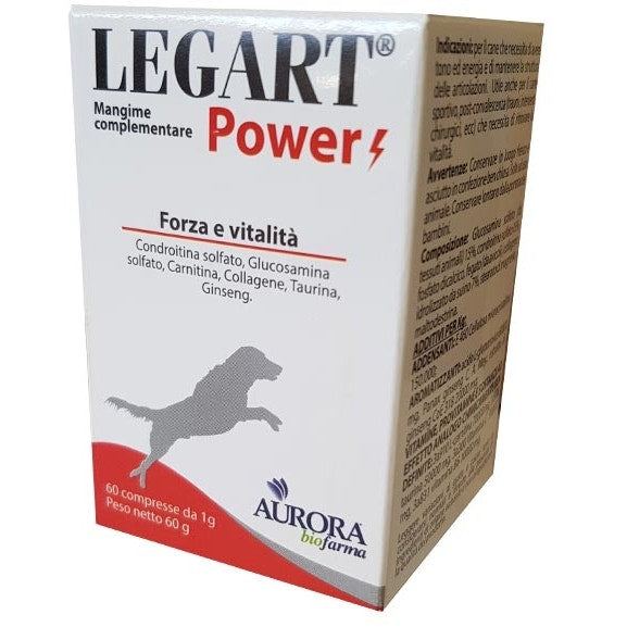 Legart Power Mangime Complementare Forza/Vitalità Cani 60 Compresse-1