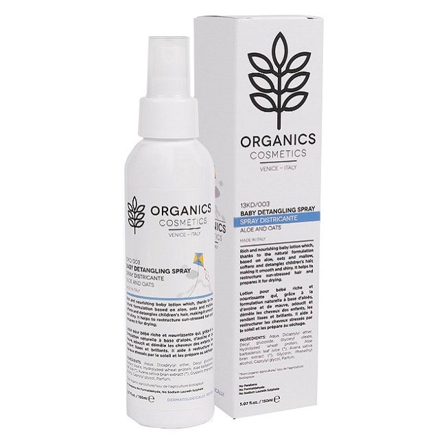 Image of Organics Cosmetics Baby Spray Districante Capelli 150ml