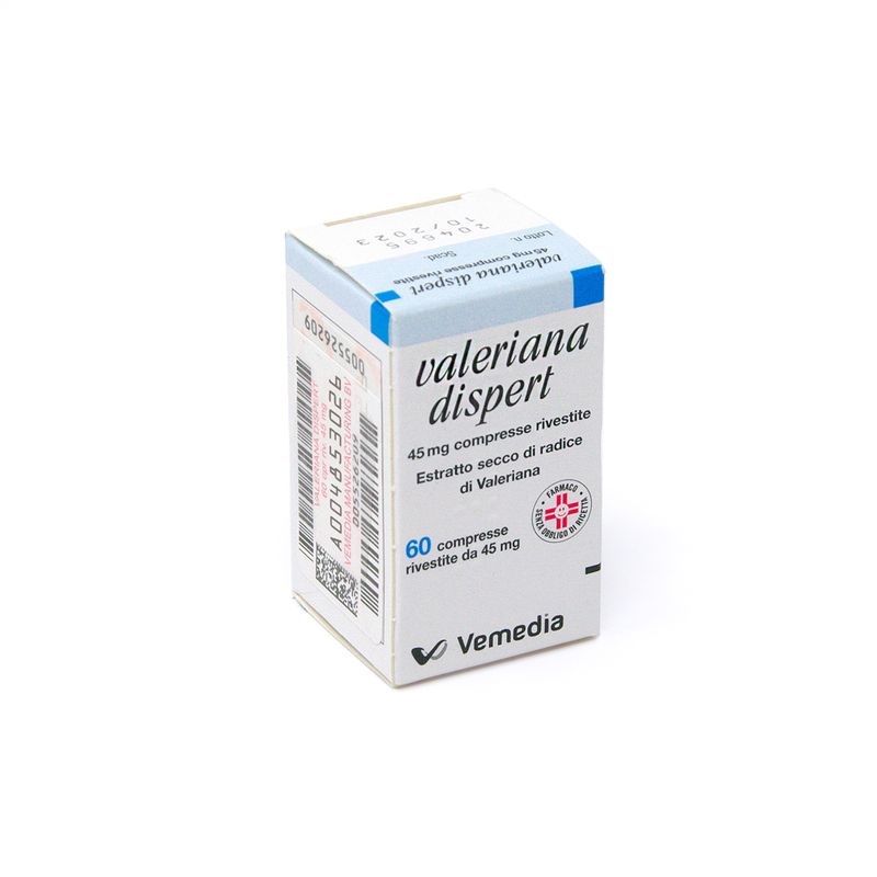 Valeriana Dispert Ipnotico e Sedativo 60 compresse rivestite 45mg