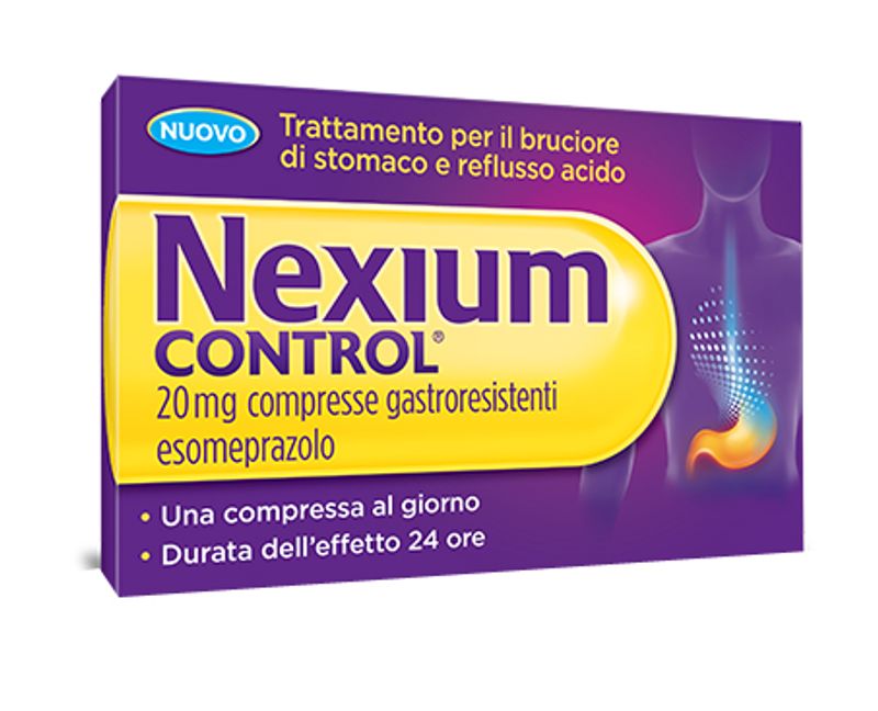 Nexium Control Antiacido Per Bruciore Di Stomaco E Reflusso Esomeprazolo 14 Compresse