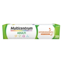 Multicentrum Adulti Effervescente Integratore Alimentare Multivitaminico Vitamina B C D3 Ferro 20Cpr