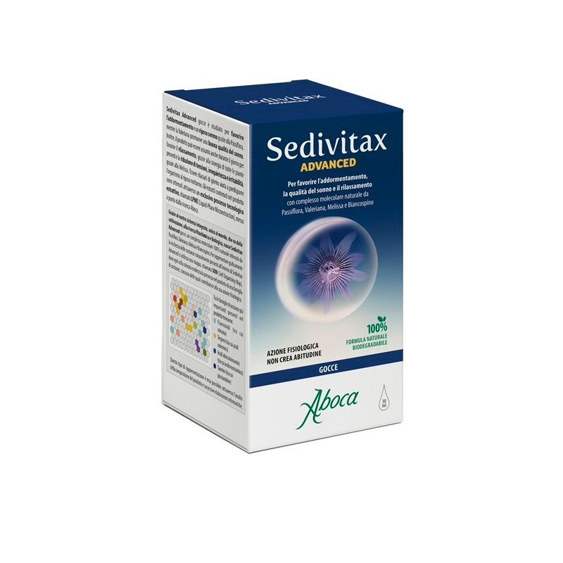 Aboca Sedivitax Advanced Gocce per il rilassamento e la qualità del sonno 30ml