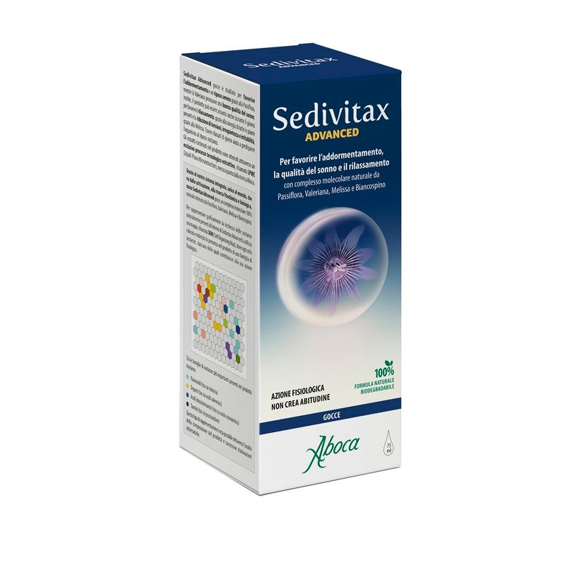 Aboca Sedivitax Advanced Gocce per il rilassamento e la qualità del sonno 75ml