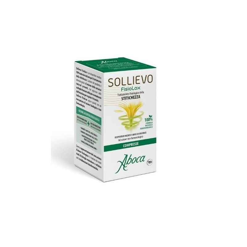 Aboca Sollievo FisioLax integratore per la stitichezza 90 compresse