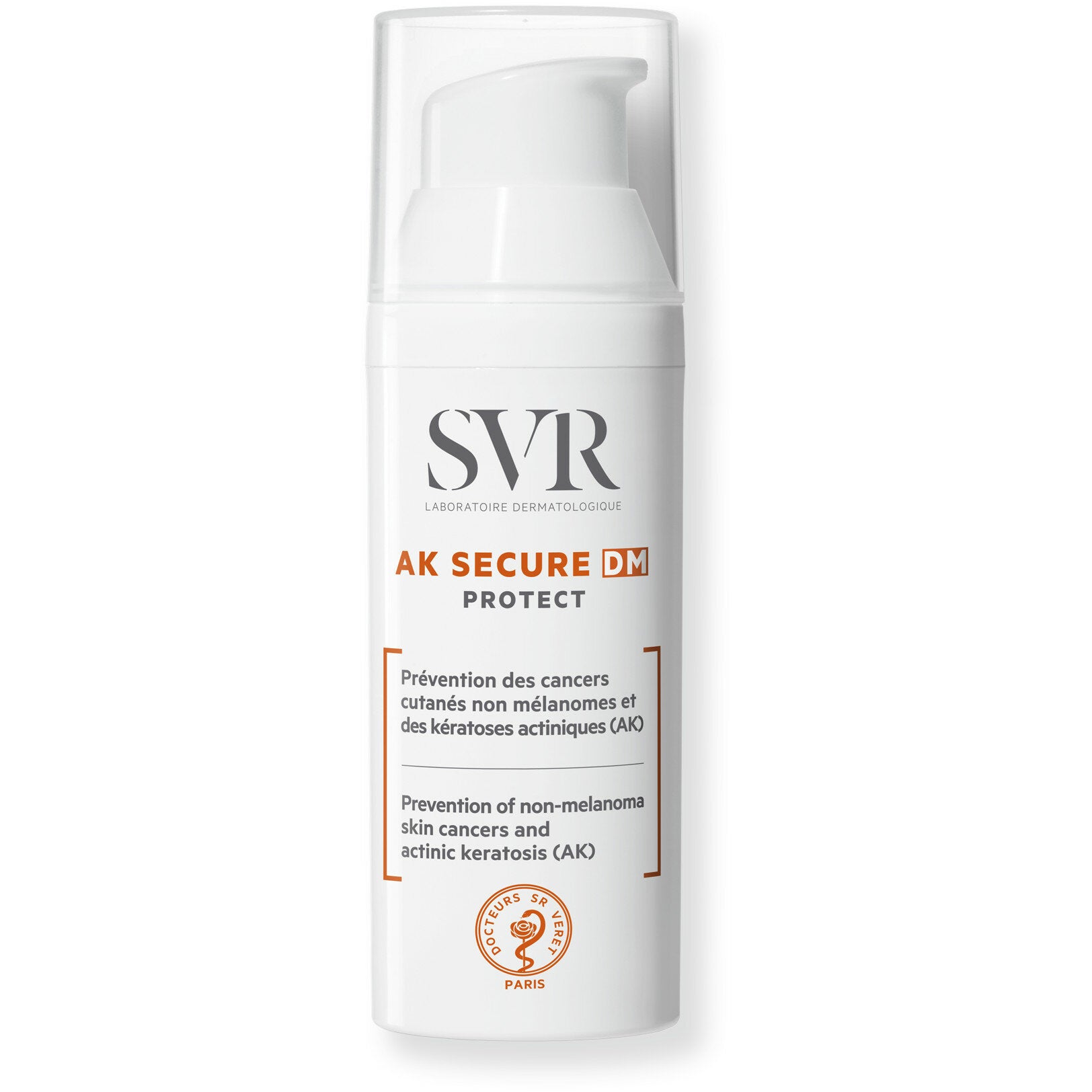 SVR AK Secure DM Protect protezione molto alta e prevenzione dei tumori cutanei 50ml