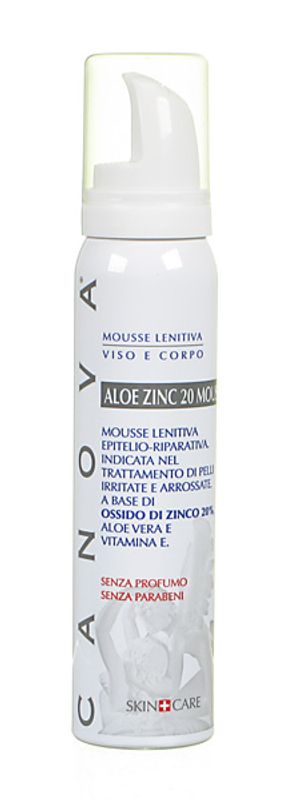 Canova Aloe Zinc Mousse lenitiva viso corpo 100 ml